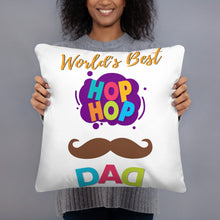 Load image into Gallery viewer, World&#39;s Best Dad Basic Pillow
