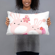 Load image into Gallery viewer, Basic Pillow Pink Bunny
