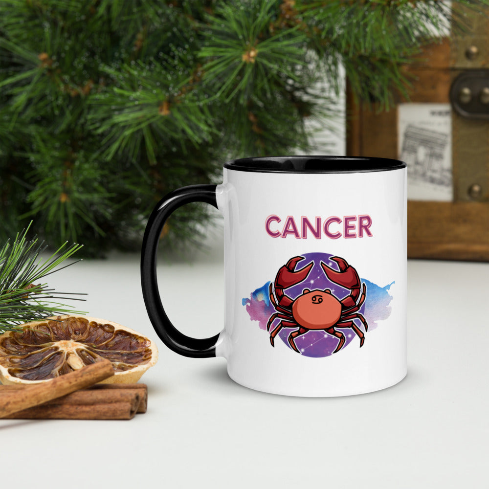 Cancer Sign Mug with Color Inside