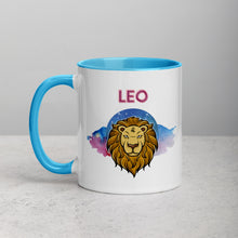 Load image into Gallery viewer, Leo Sign Mug with Color Inside
