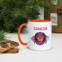 Load image into Gallery viewer, Cancer Sign Mug with Color Inside
