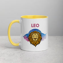 Load image into Gallery viewer, Leo Sign Mug with Color Inside
